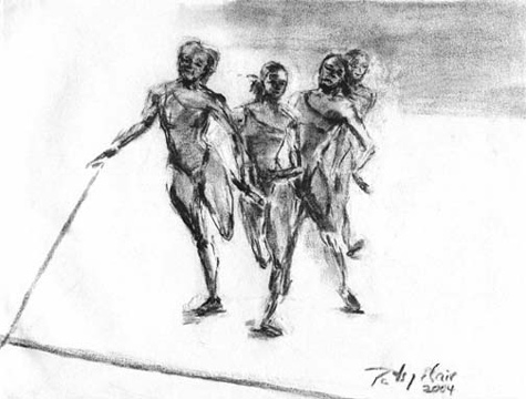 Olympians Giclee Print by Patsy Mair