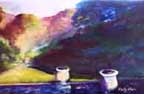 Sunken Garden Giclee Print by Patsy Mair